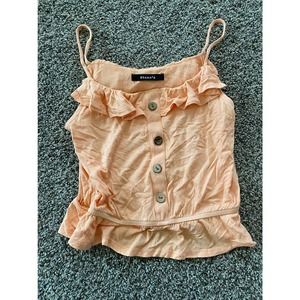 Stunn'd Orange Crop Tank - Small